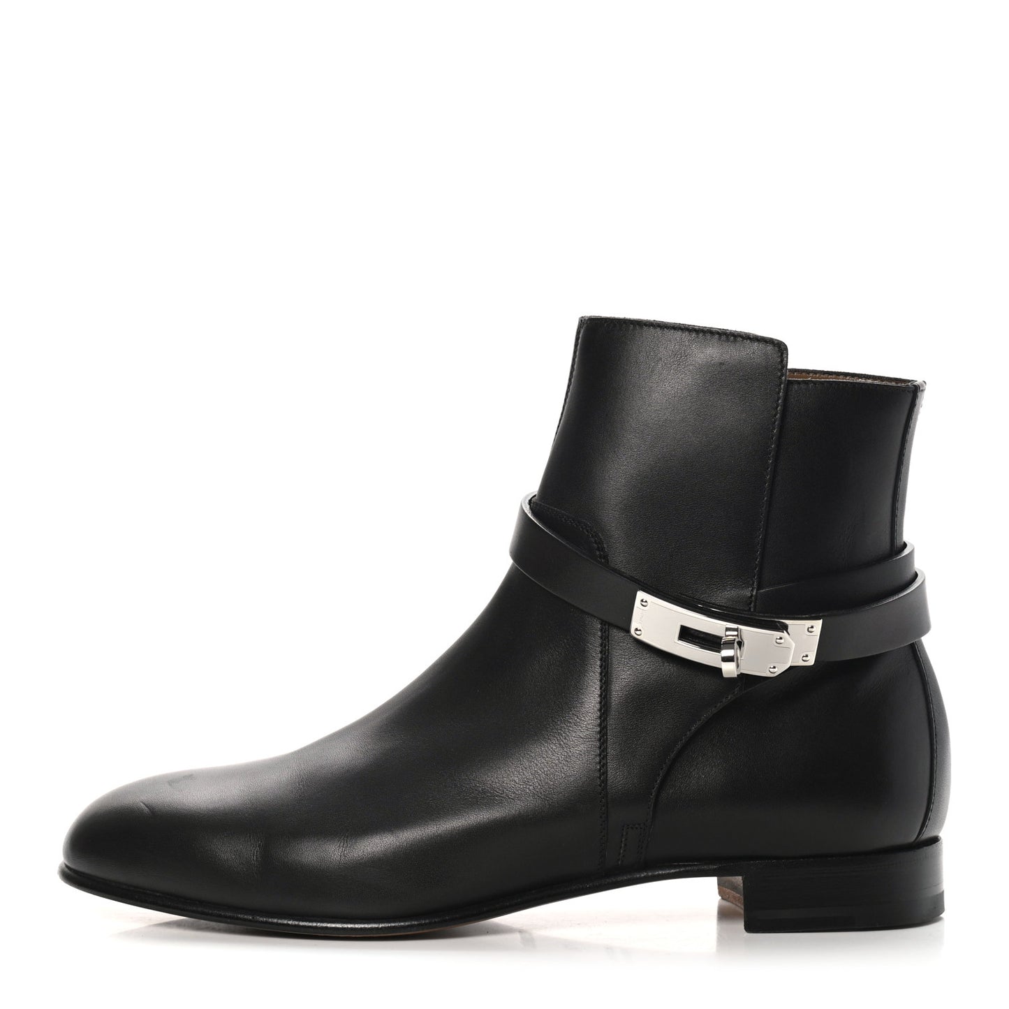 Calfskin Neo Low Boots 38 Black