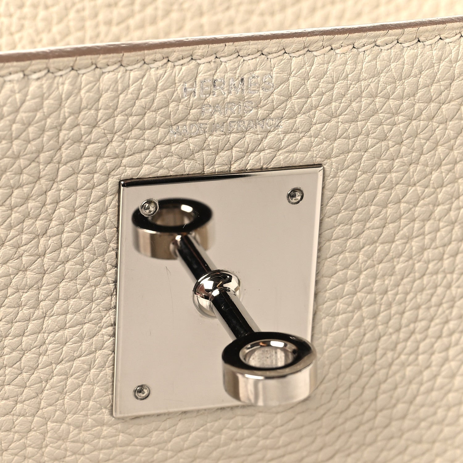 Hermes Togo Kelly Retourne 28 Craie 6 of 15