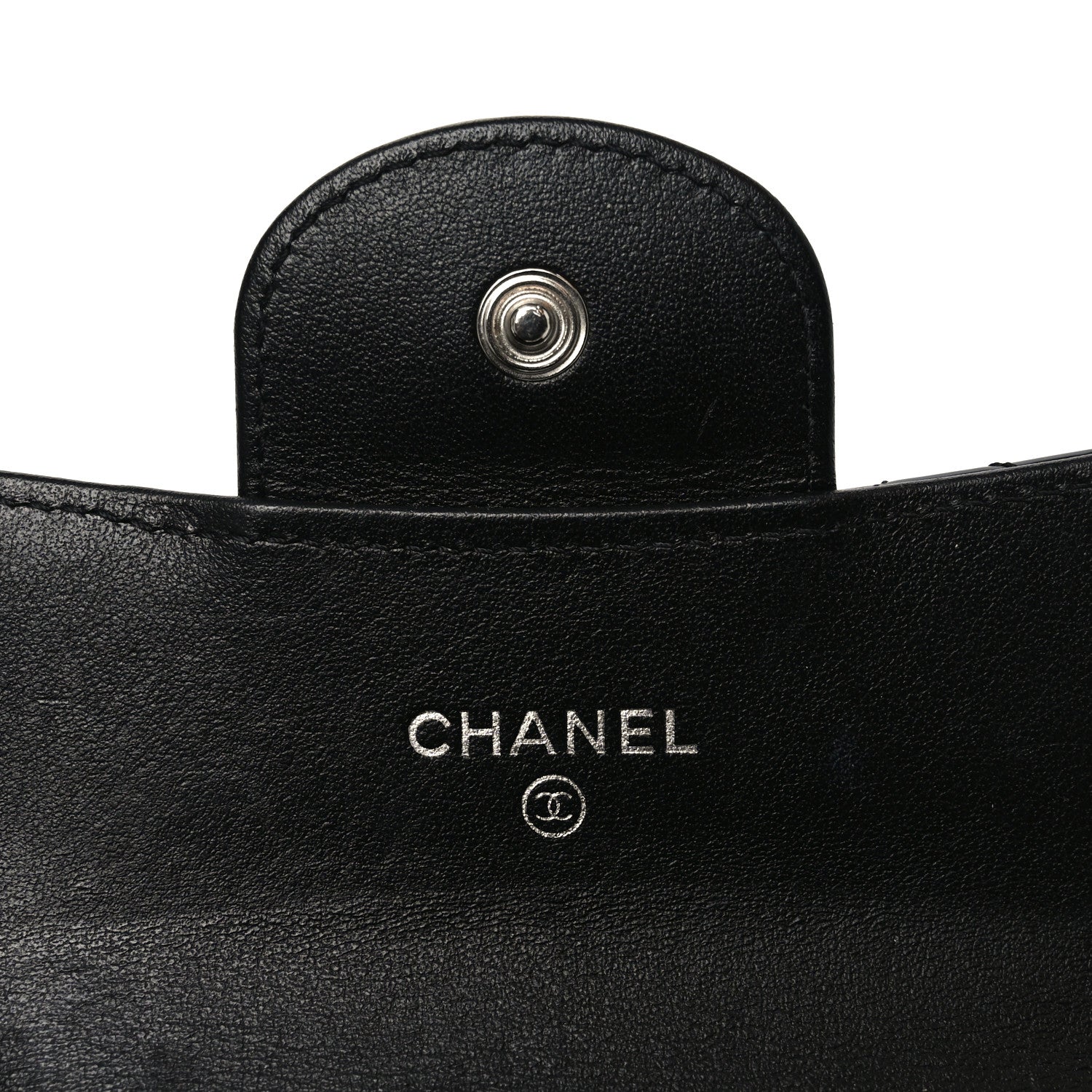 Chanel Patent Quilted Reissue Flap Card Holder Wallet So Black 6 of 8