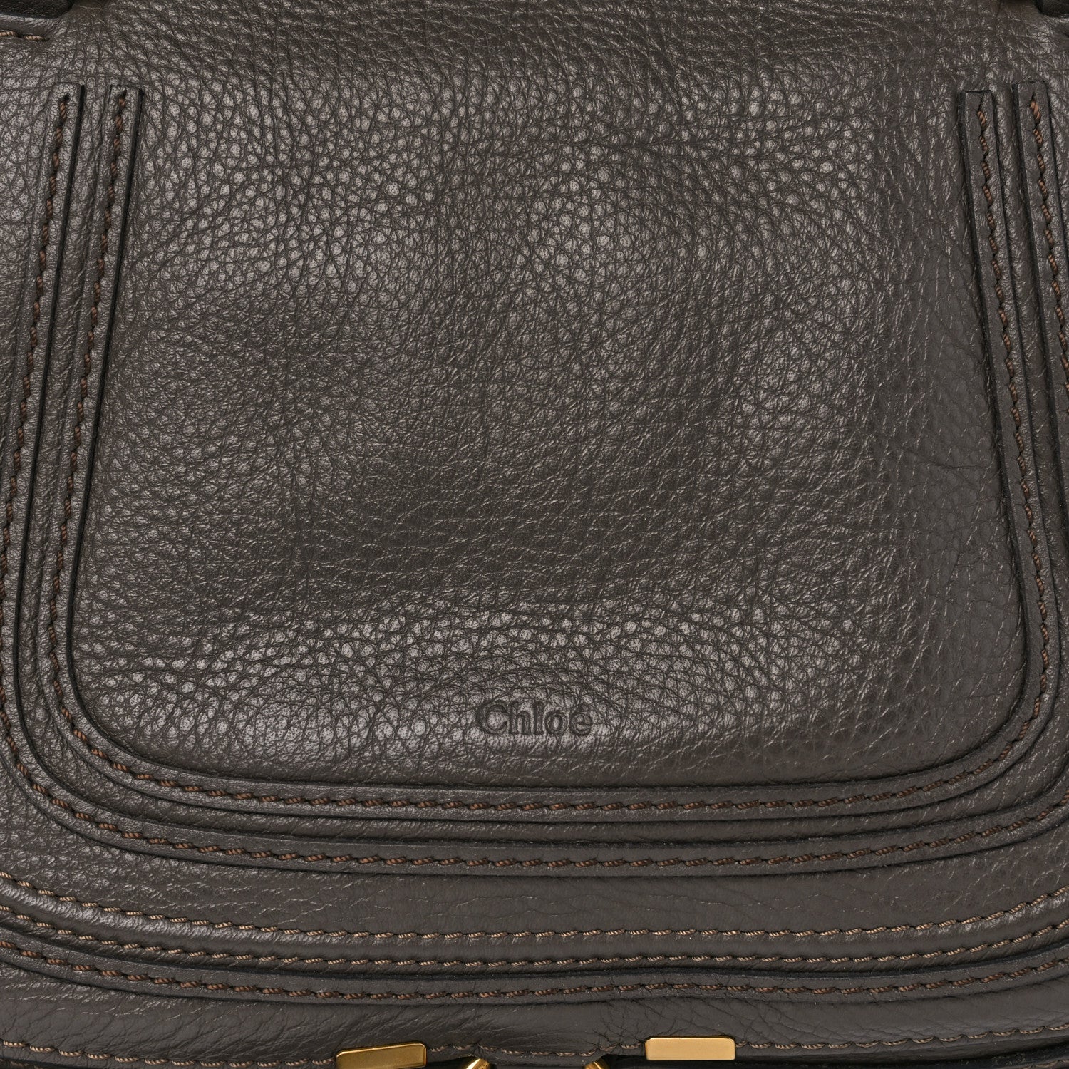 Chloe Calfskin Medium Marcie Satchel Baobab Green 8 of 10