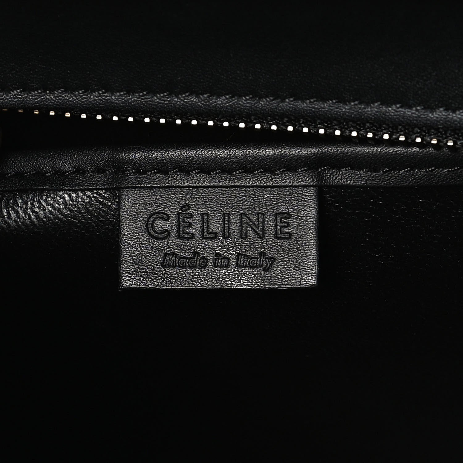 Celine Smooth Calfskin Nano Luggage Black 6 of 11