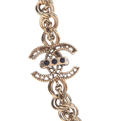 Chanel Chain CC Short Necklace Gold 4 of 7