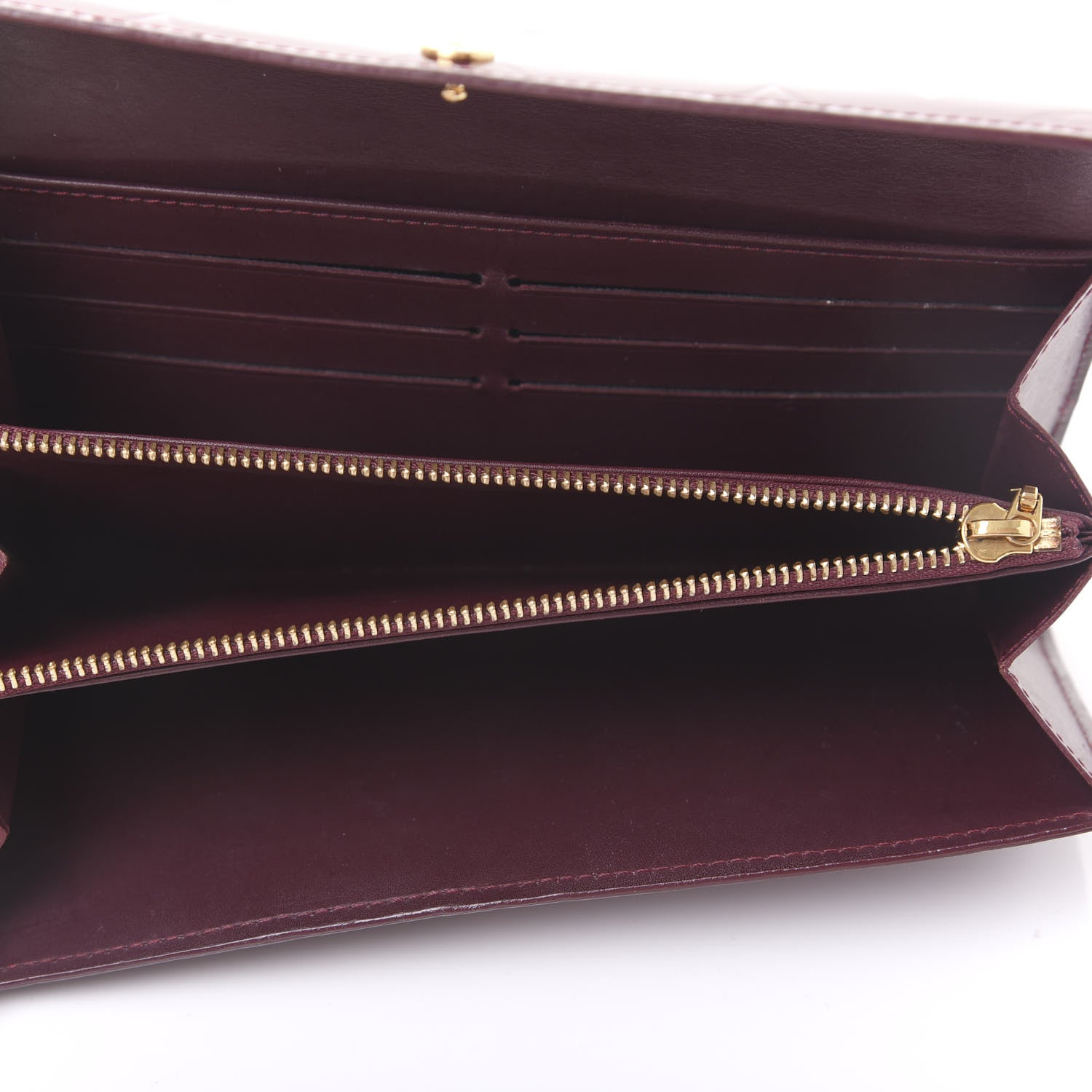 Louis Vuitton Vernis Sarah Wallet Rouge Fauviste 5 of 11