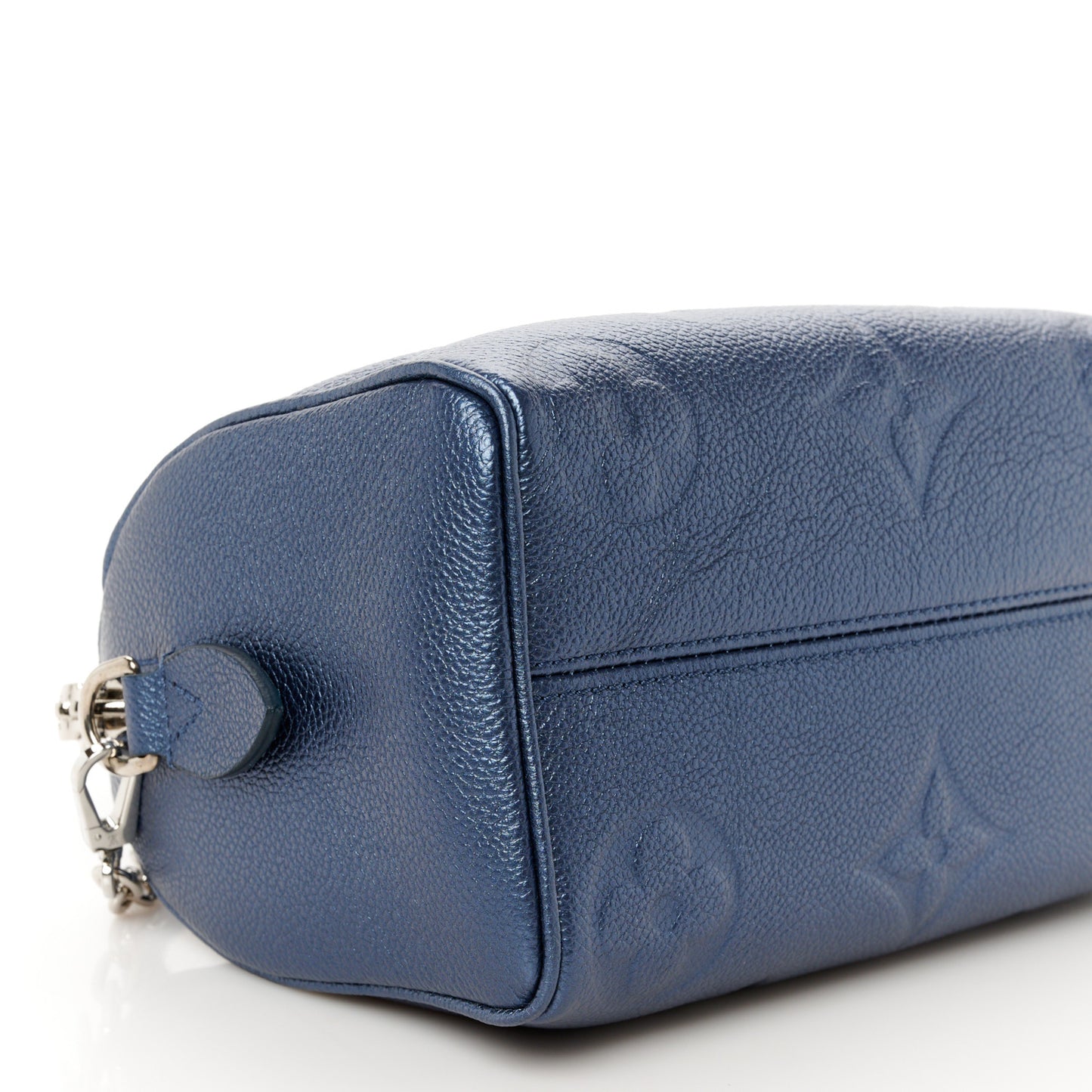 Metallic Empreinte Monogram Giant Speedy Bandouliere 20 Navy Nacre