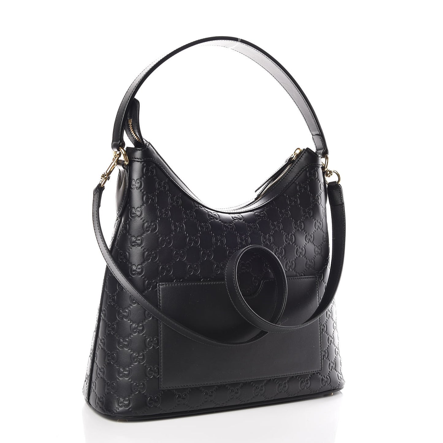 Guccissima Linea A Hobo Black