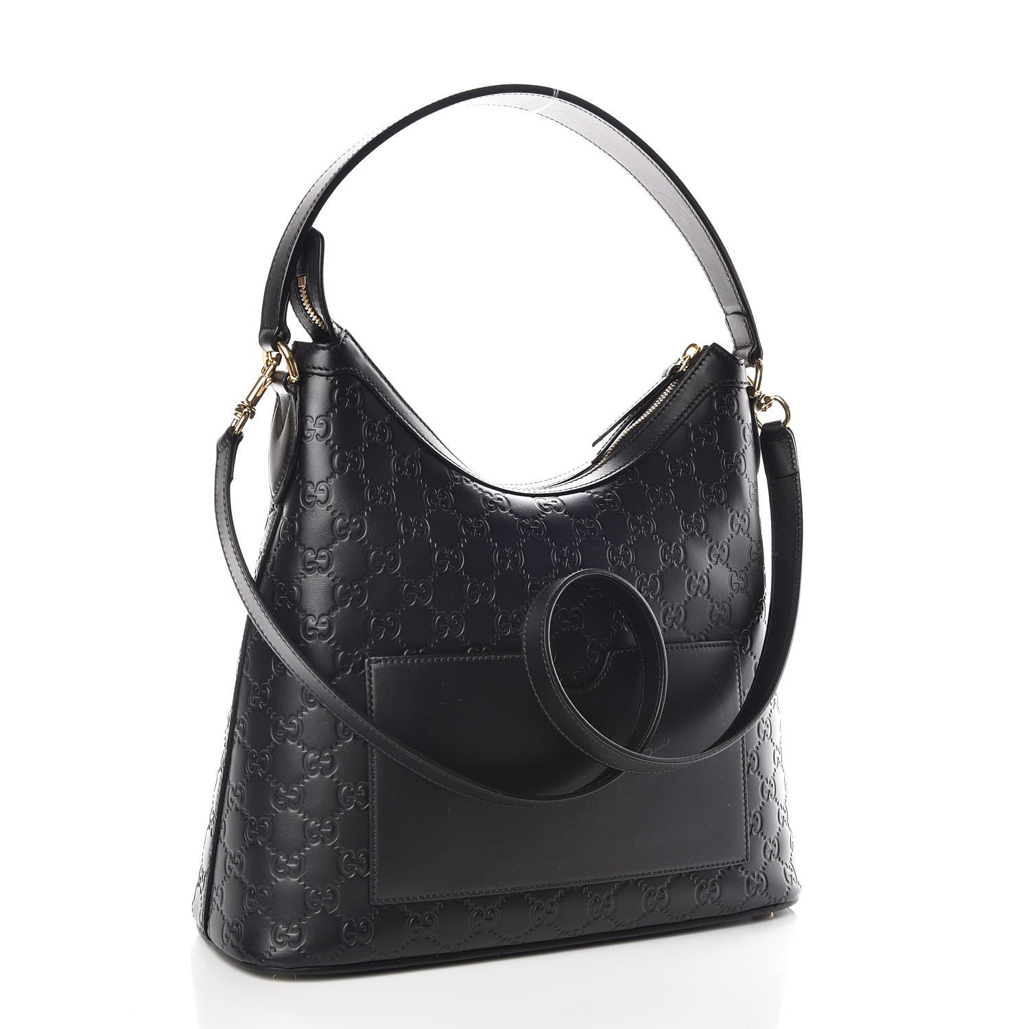 Gucci Guccissima Linea A Hobo Black 3 of 9