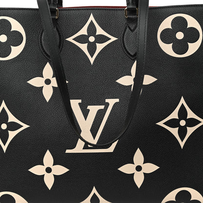 Louis Vuitton Empreinte Monogram Giant Onthego GM Black Beige 7 of 9
