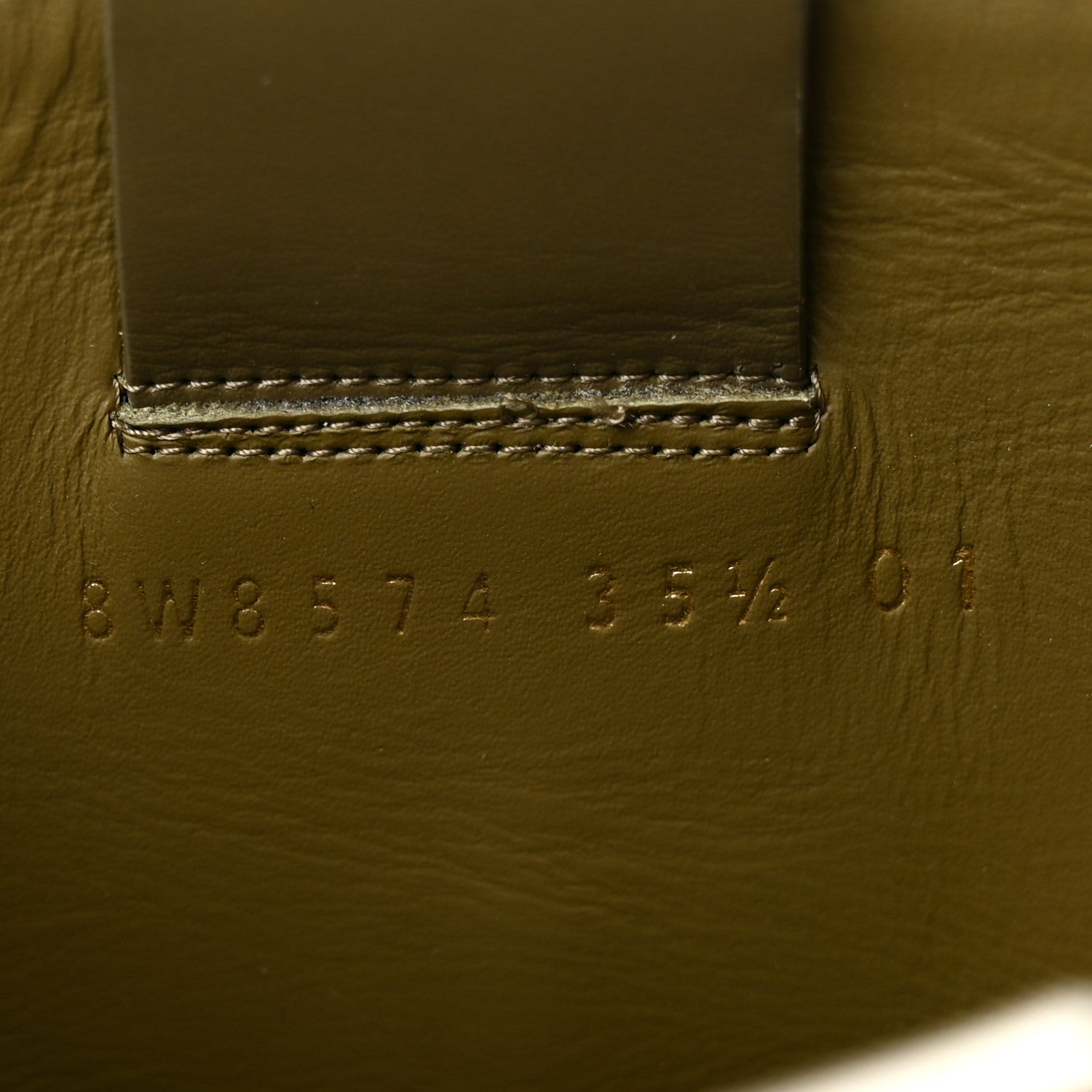 Fendi Calfskin Filo Boots 35.5 Green 9 of 10