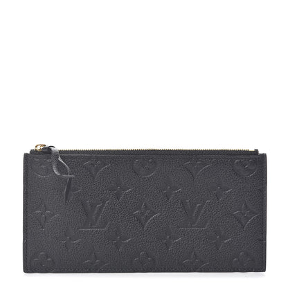 Louis Vuitton Empreinte Felicie Chain Wallet Zippered Insert Black 1 of 6