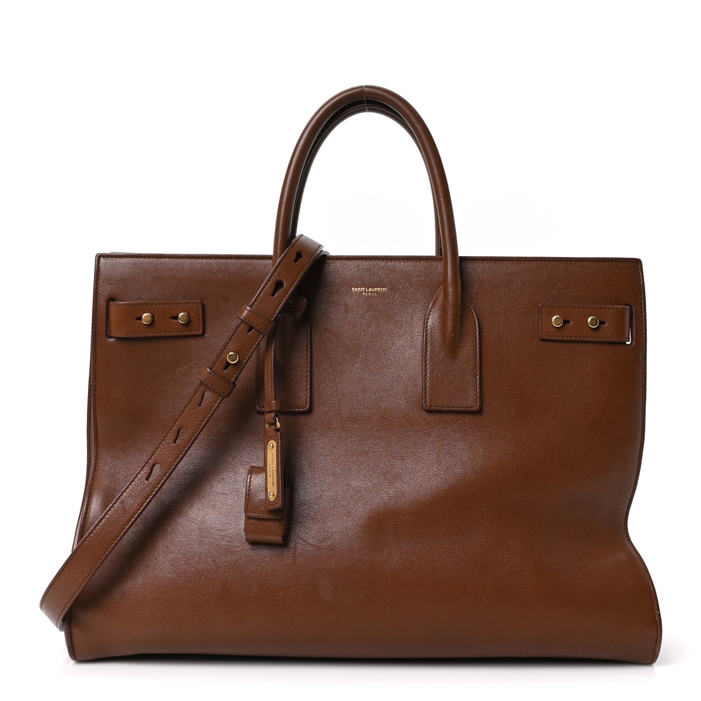 Smooth Calfskin Medium Supple Sac De Jour Brown