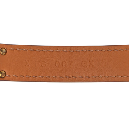 Hermes Barenia Kelly Double Tour Bracelet S Fauve 5 of 8