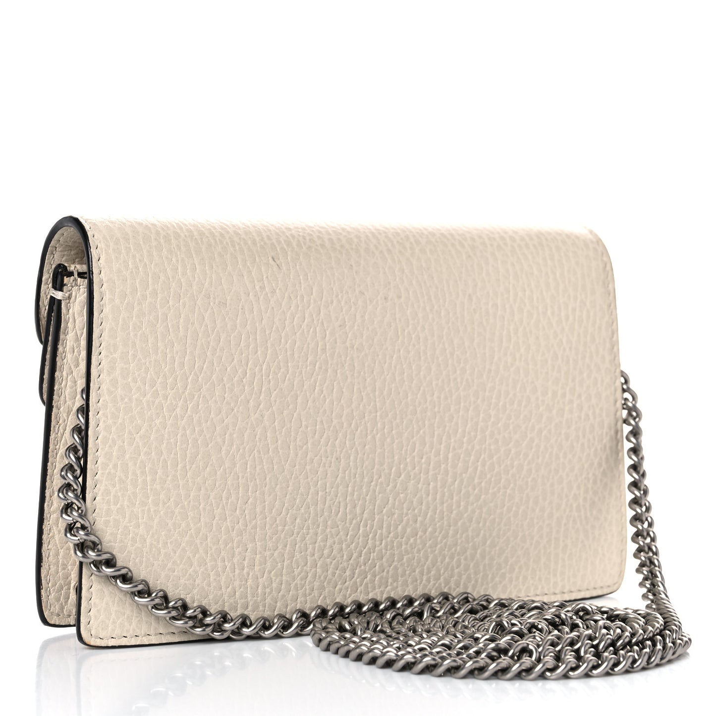 Dollar Calfskin Crystal Super Mini Dionysus Shoulder Bag Mystic White Black Diamond