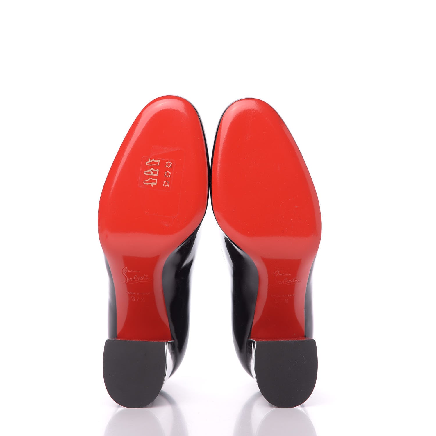 Christian Louboutin Patent Baobab 85 Pumps 37.5 Black 6 of 10