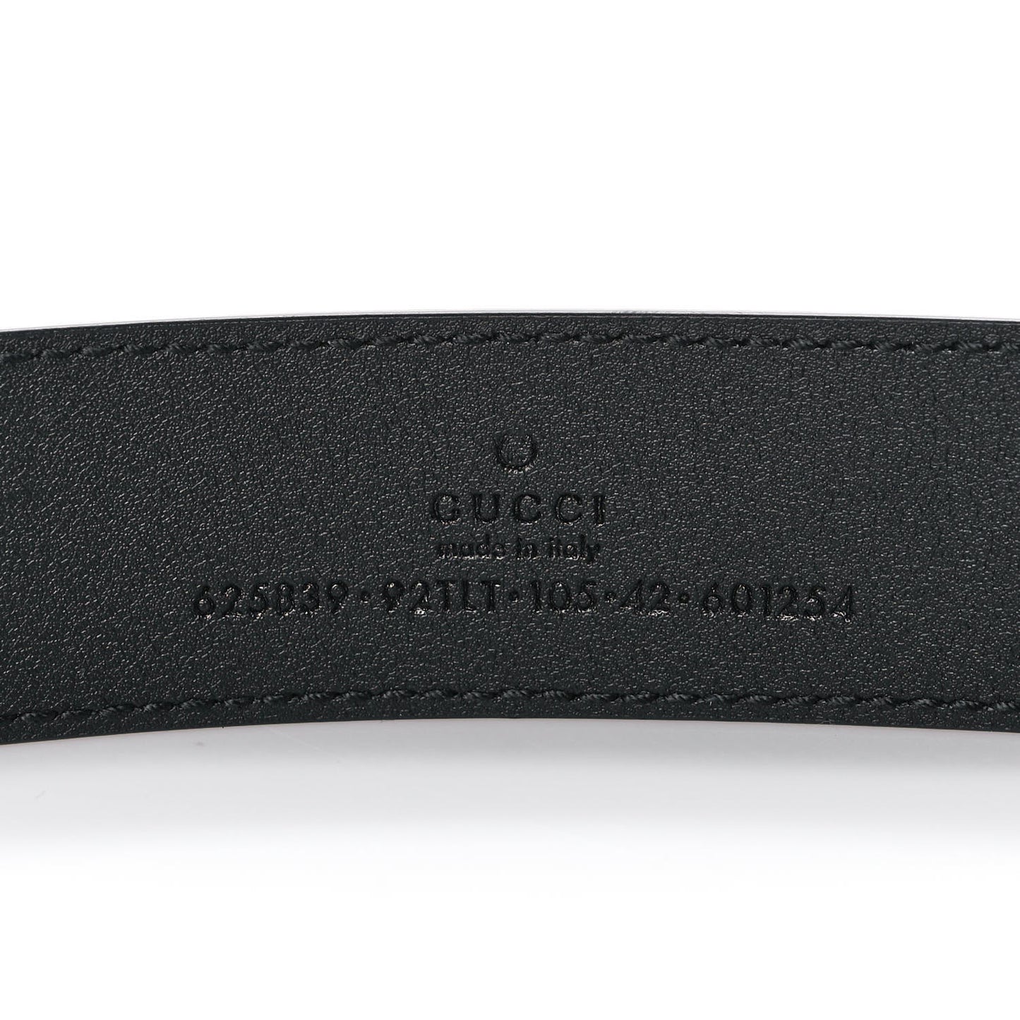 GG Supreme Monogram Matte Plutone Calfskin Double G 30mm Belt 105 42 Beige Ebony Black