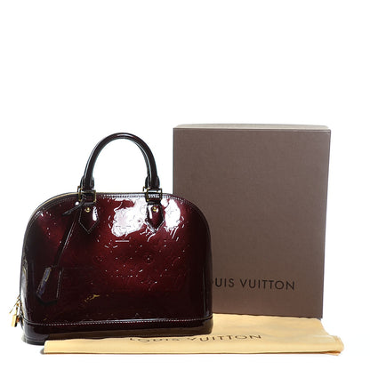Louis Vuitton Vernis Alma PM Amarante 4 of 9