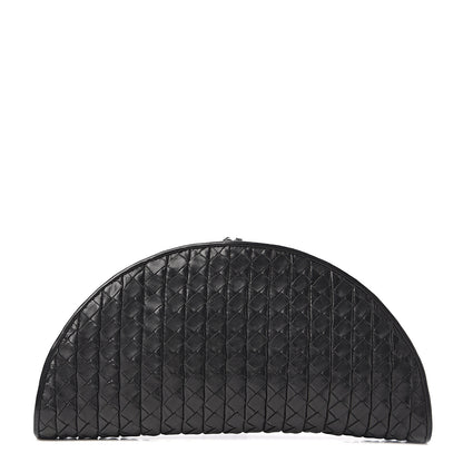 Bottega Veneta Calfskin Intrecciato Knot Clutch Black 1 of 9