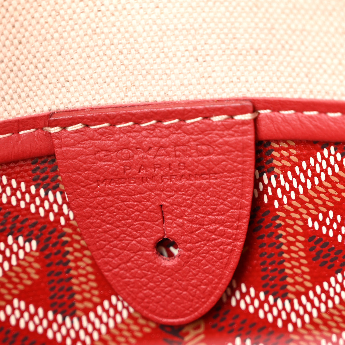 Goyardine Artois PM Red