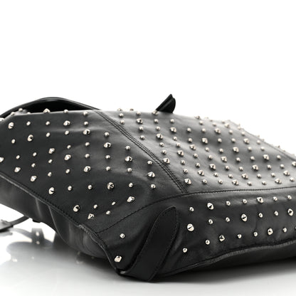 Alexander McQueen Calfskin Studded Padlock Backpack Black 9 of 11