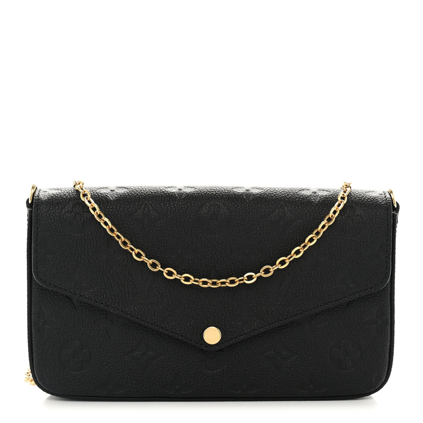 Empreinte Pochette Felicie Chain Wallet Black