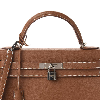 Hermes Togo Kelly Retourne 32 Gold 10 of 11