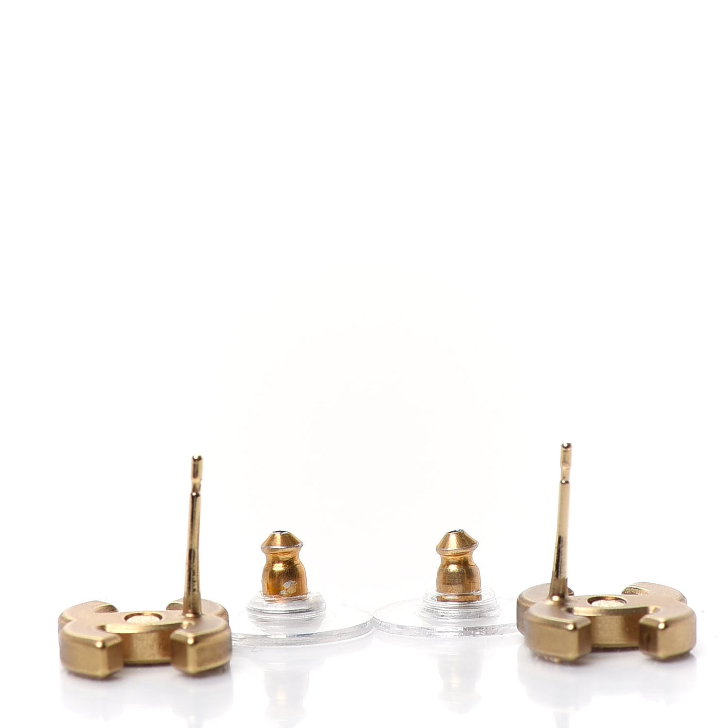 Crystal CC Earrings Gold