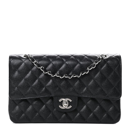 Chanel Caviar Quilted Medium Double Flap Black 1 of 13