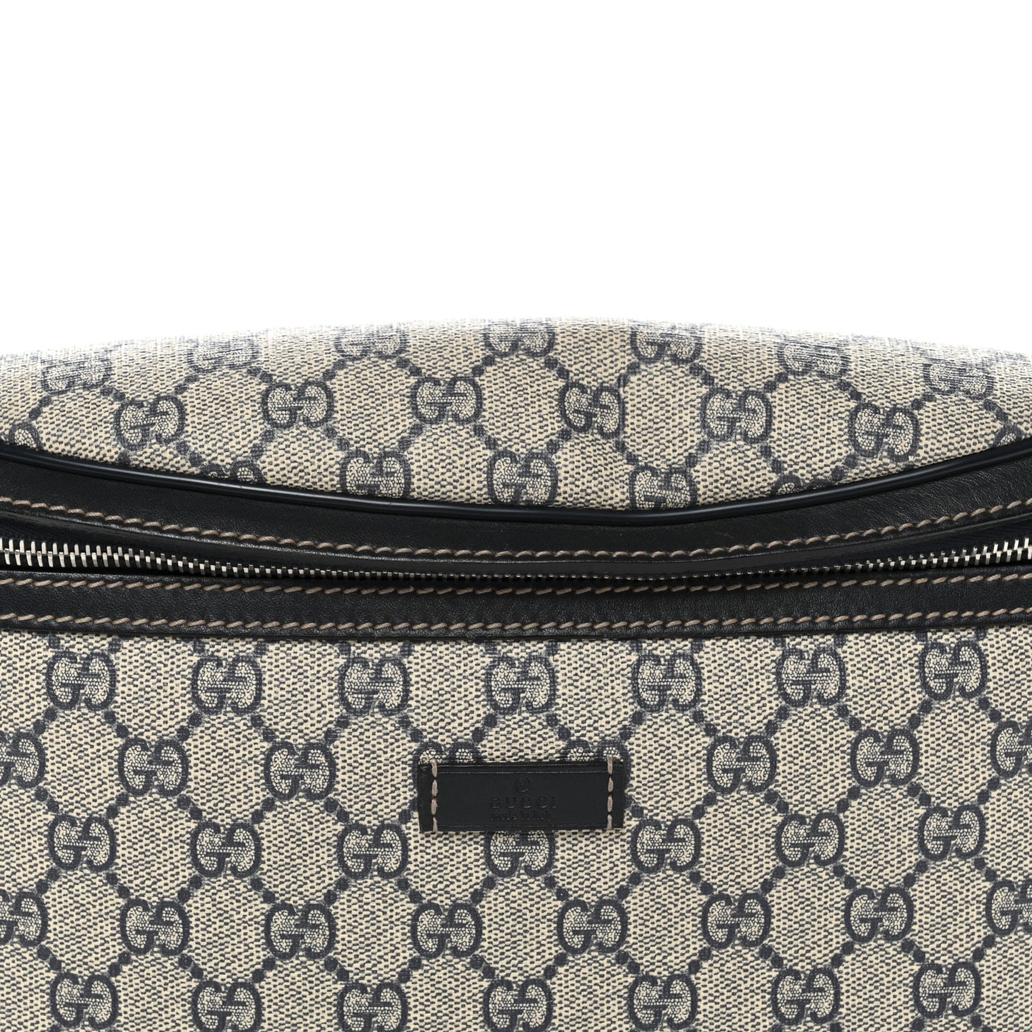GG Supreme Monogram Belt Bag Navy