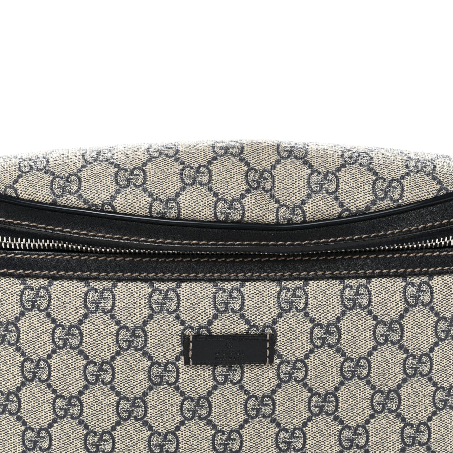 Gucci GG Supreme Monogram Belt Bag Navy 8 of 11
