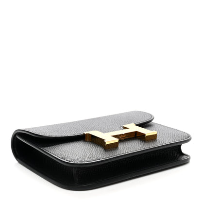 Hermes Epsom Constance Slim Wallet Black 4 of 8