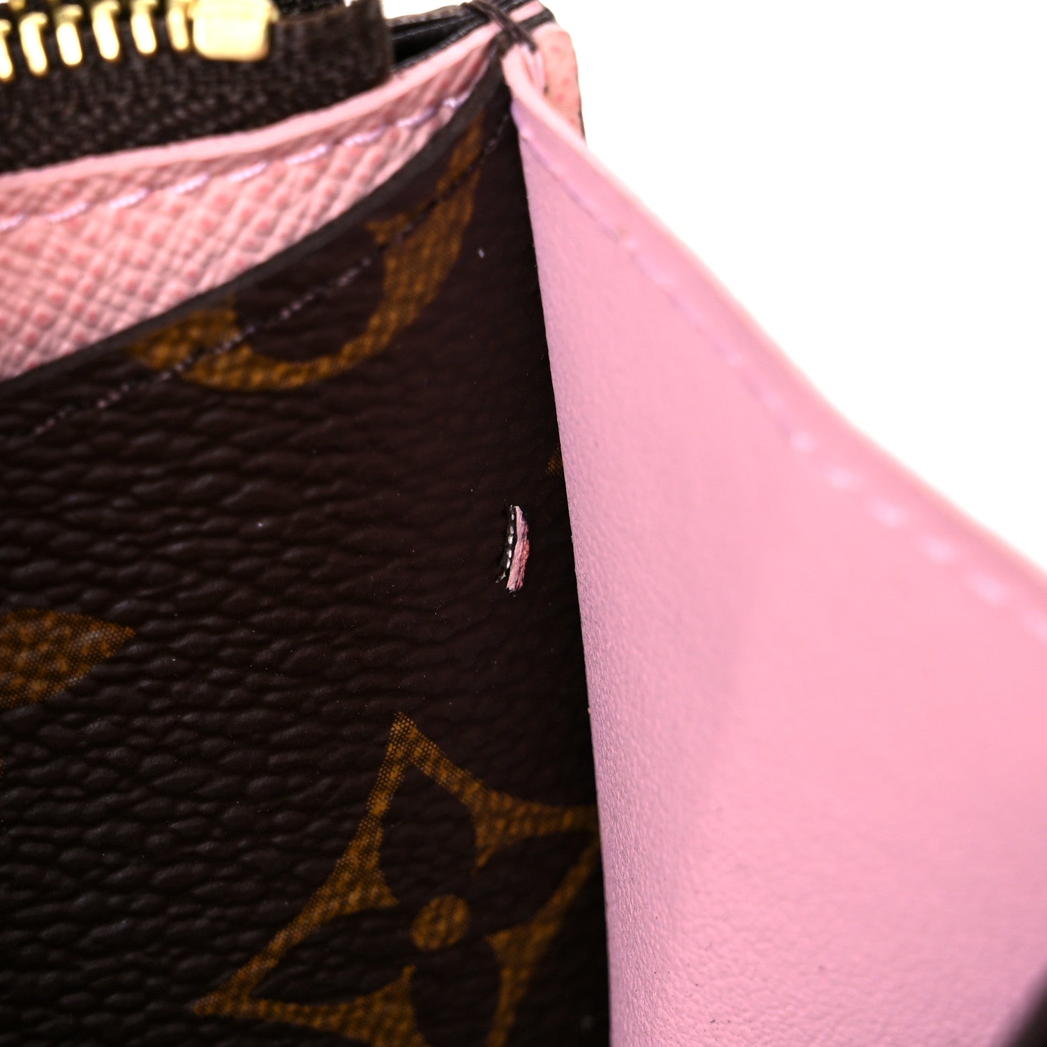 Louis Vuitton Monogram Emilie Wallet Rose Ballerine 10 of 10