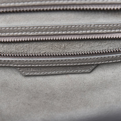 Celine Drummed Calfskin Mini Luggage Souris 6 of 16