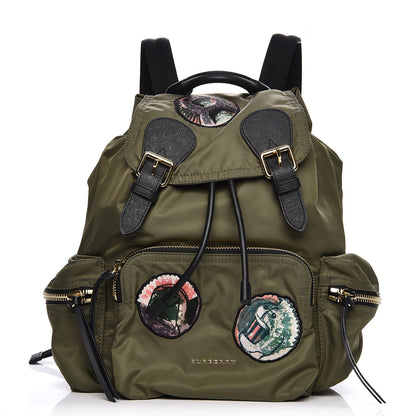 Burberry Nylon Patches Medium Rucksack Green 1 of 8