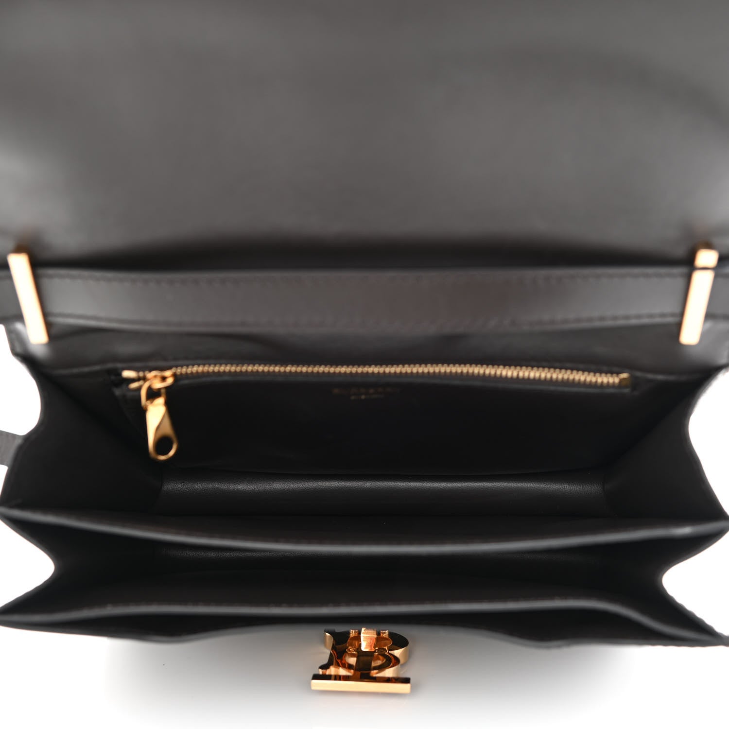 Burberry Calfskin Medium TB Bag Coffee 5 of 12