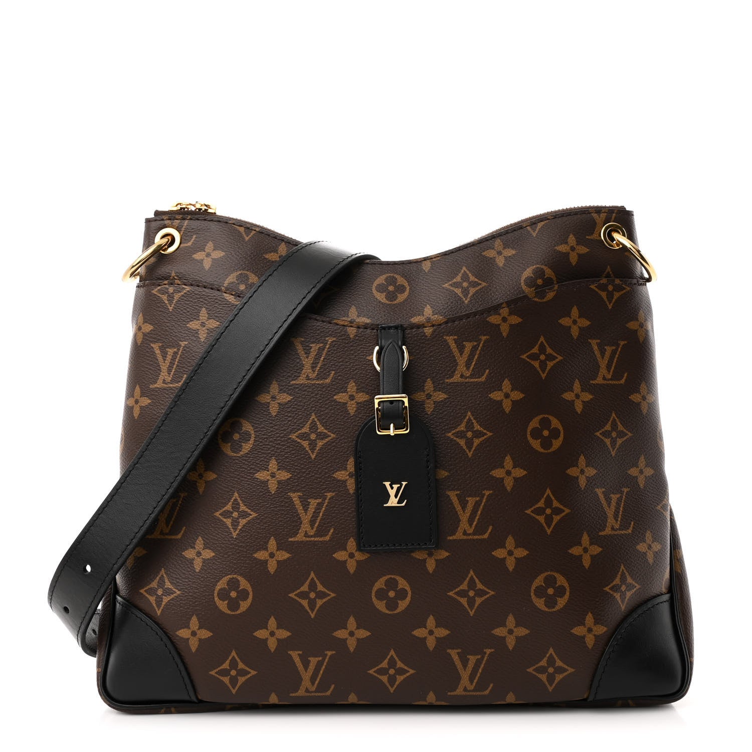 Louis Vuitton Monogram Odeon MM Black 1 of 9