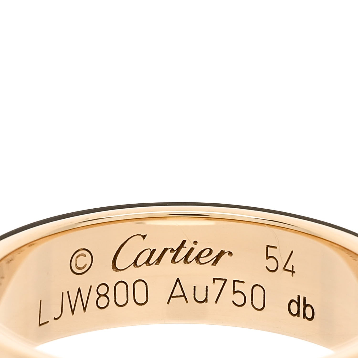 Cartier 18K Yellow Gold 5.5mm LOVE Ring 54 6.75 4 of 4