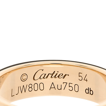 Cartier 18K Yellow Gold 5.5mm LOVE Ring 54 6.75 4 of 4