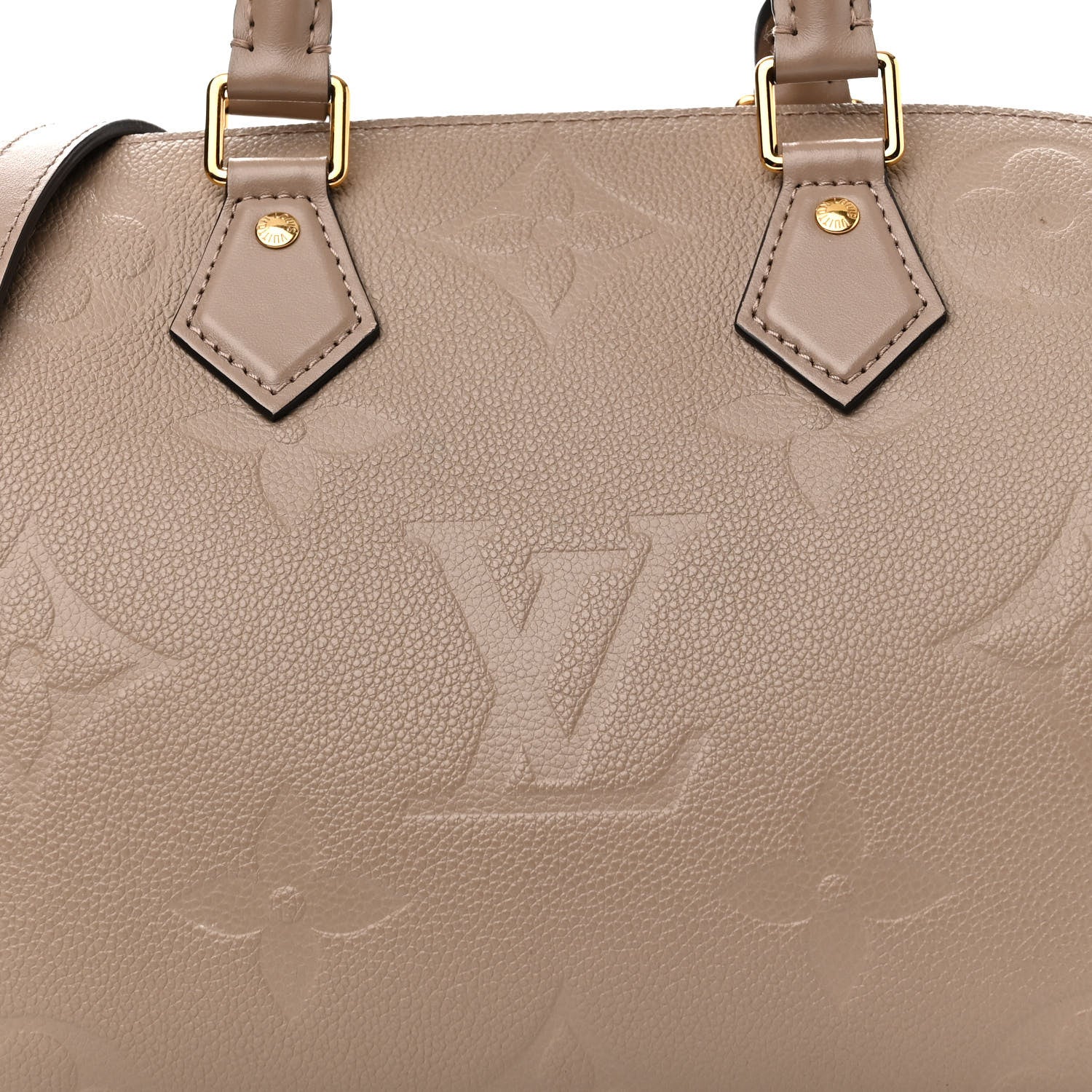 Louis Vuitton Empreinte Monogram Giant Speedy Bandouliere 25 Tourterelle 7 of 9