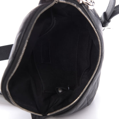 Chanel Grained Calfskin Quilted Waist Belt Bag Black 5 of 9