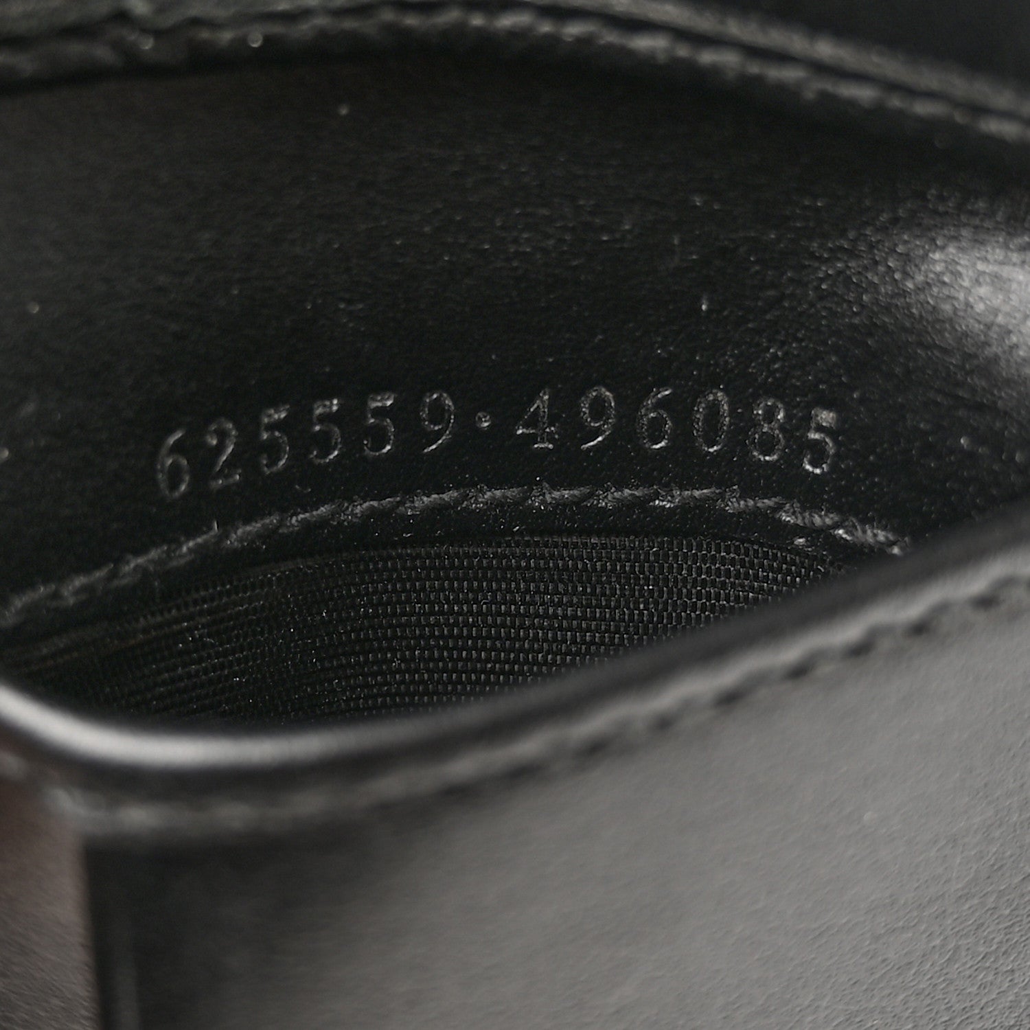 Gucci Calfskin GG Tennis Embossed Bi-Fold Wallet Black 7 of 13