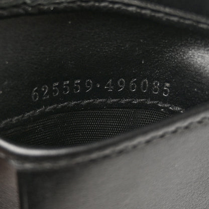 Gucci Calfskin GG Tennis Embossed Bi-Fold Wallet Black 7 of 13