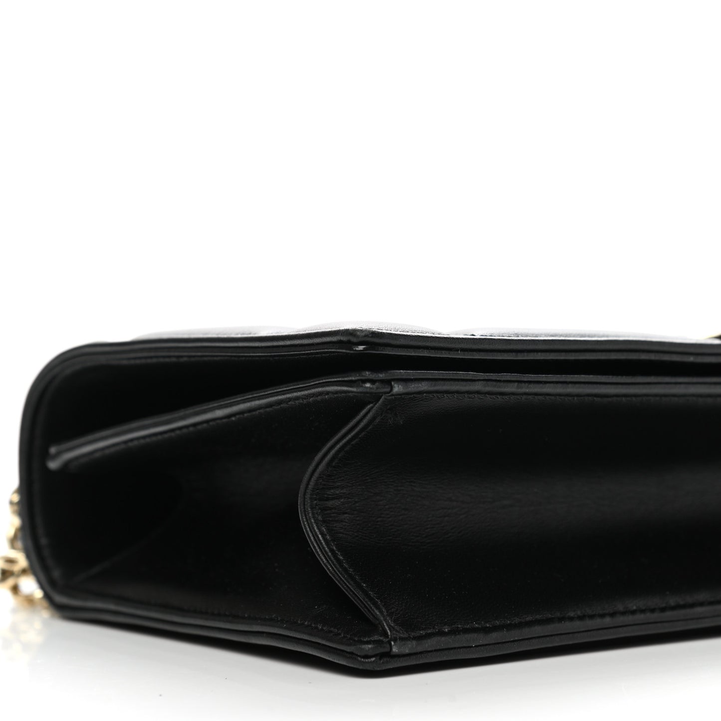 Lambskin Medium Diorama Flap Bag Black