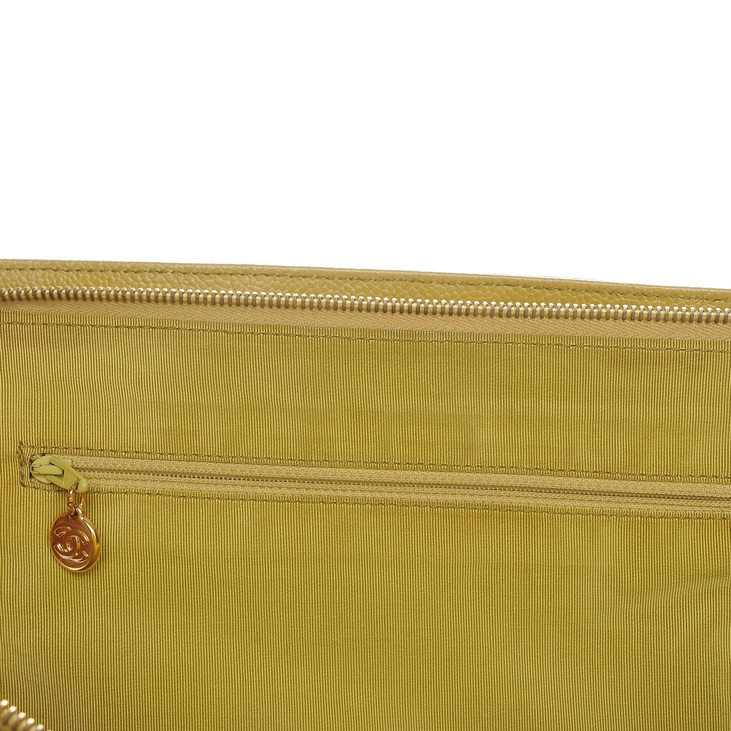 Caviar Shoulder Bag Yellow