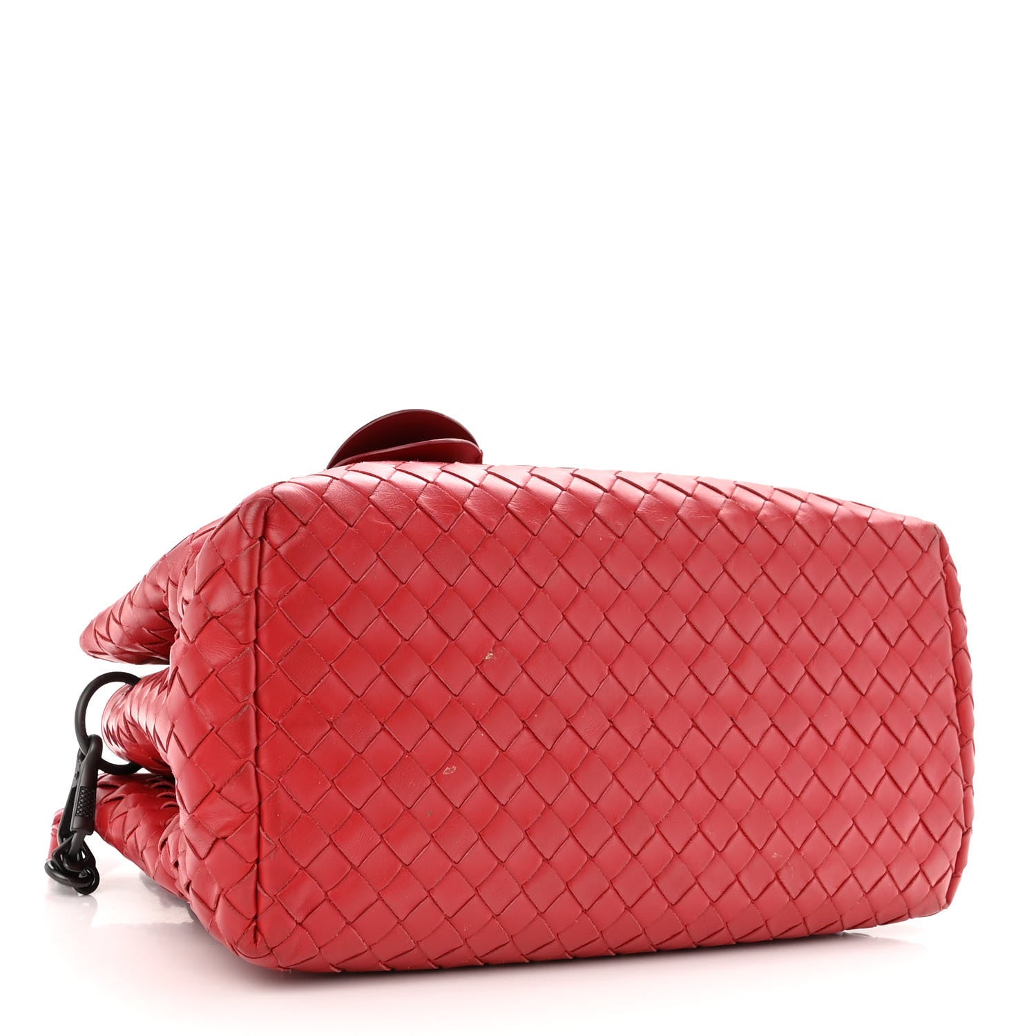 Bottega Veneta Calfskin Intrecciato Mini Roma Red 4 of 12