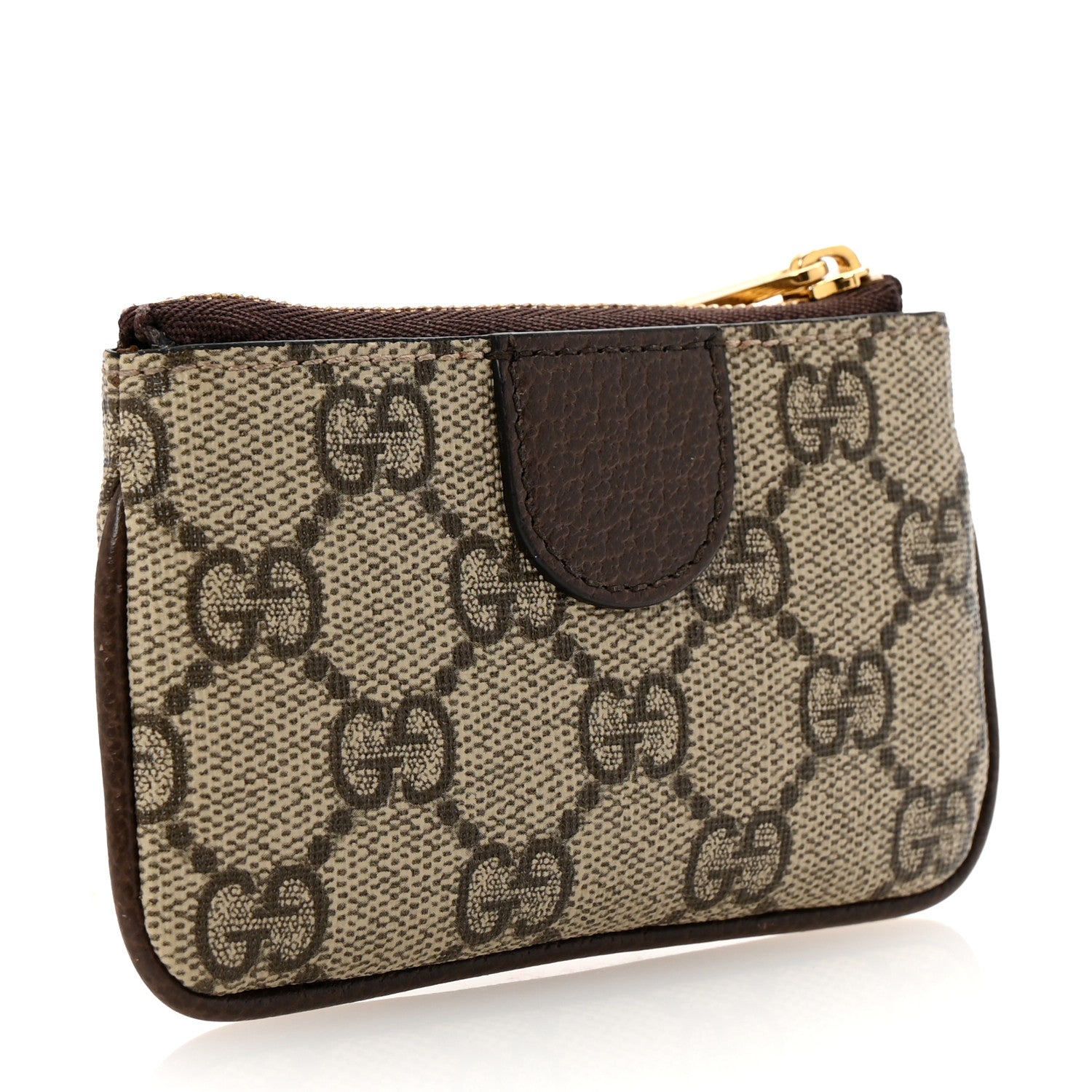 Gucci GG Supreme Monogram Web Ophidia Key Case Beige New Acero 3 of 6