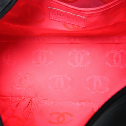Chanel Calfskin Quilted Large Cambon Bowler Black 5 of 11