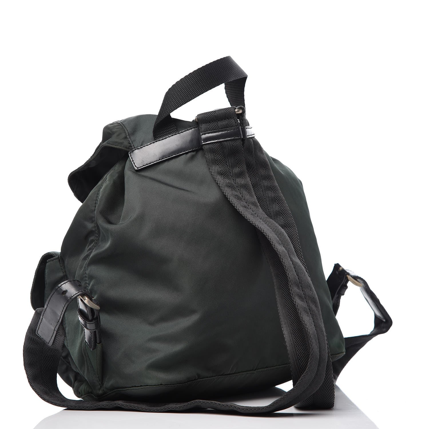 Prada Nylon Vela Small Backpack Green 3 of 8