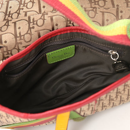 Christian Dior Monogram Rasta Saddle Bag Beige 7 of 13