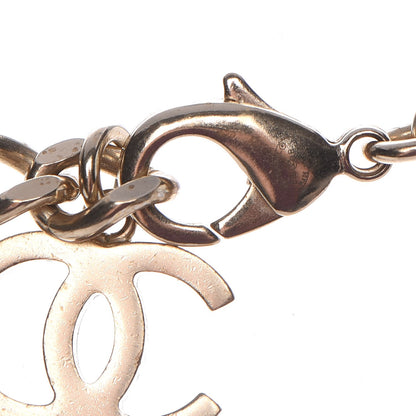 Chanel Lambskin CC Chain Short Necklace Black Gold 5 of 6
