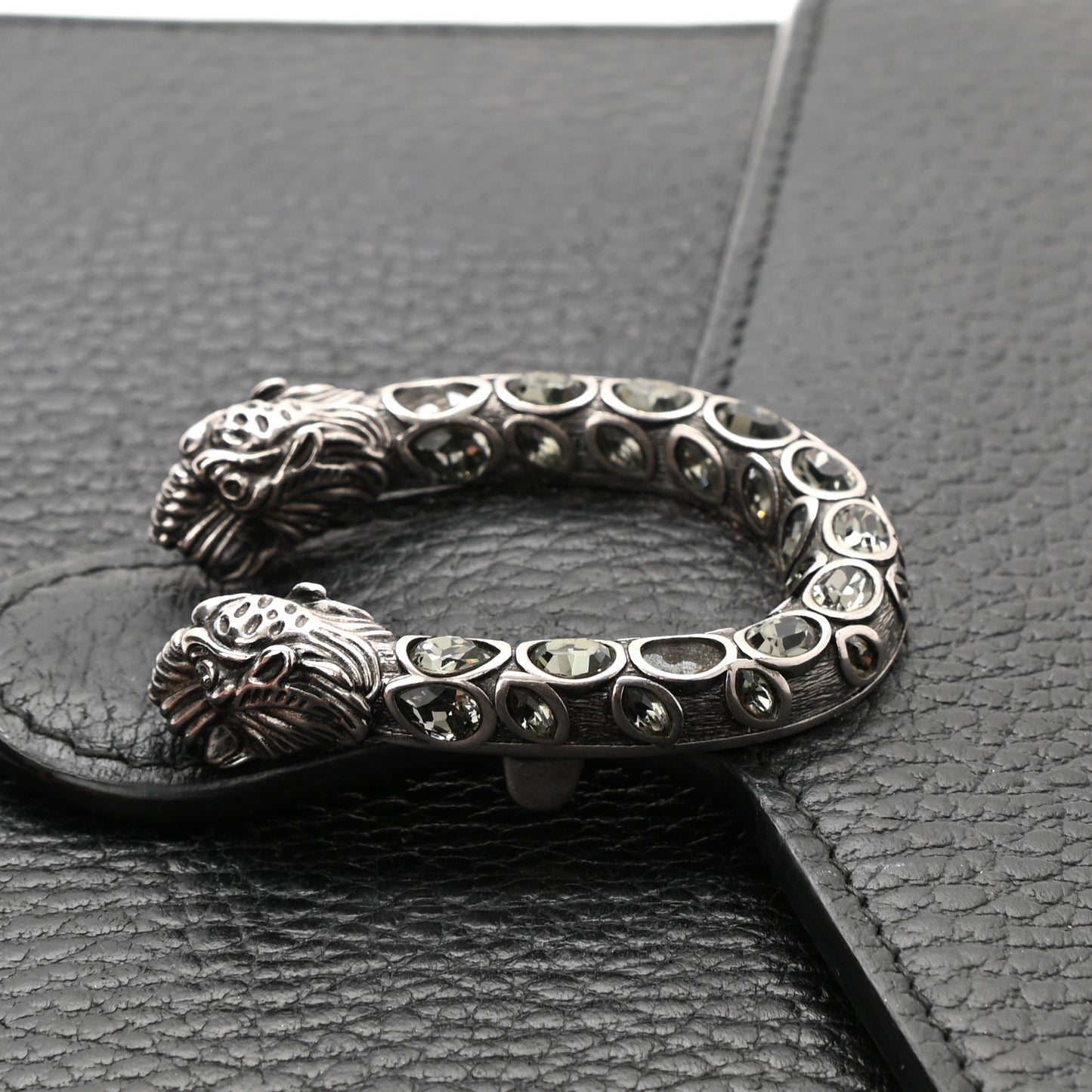 Calfskin Mini Dionysus Chain Wallet Black