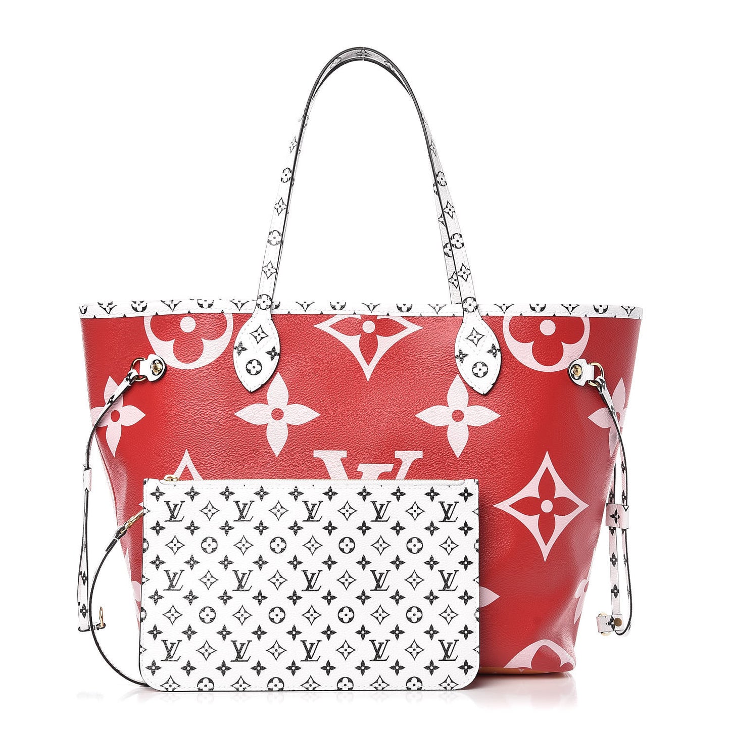 Monogram Giant Neverfull MM Rouge